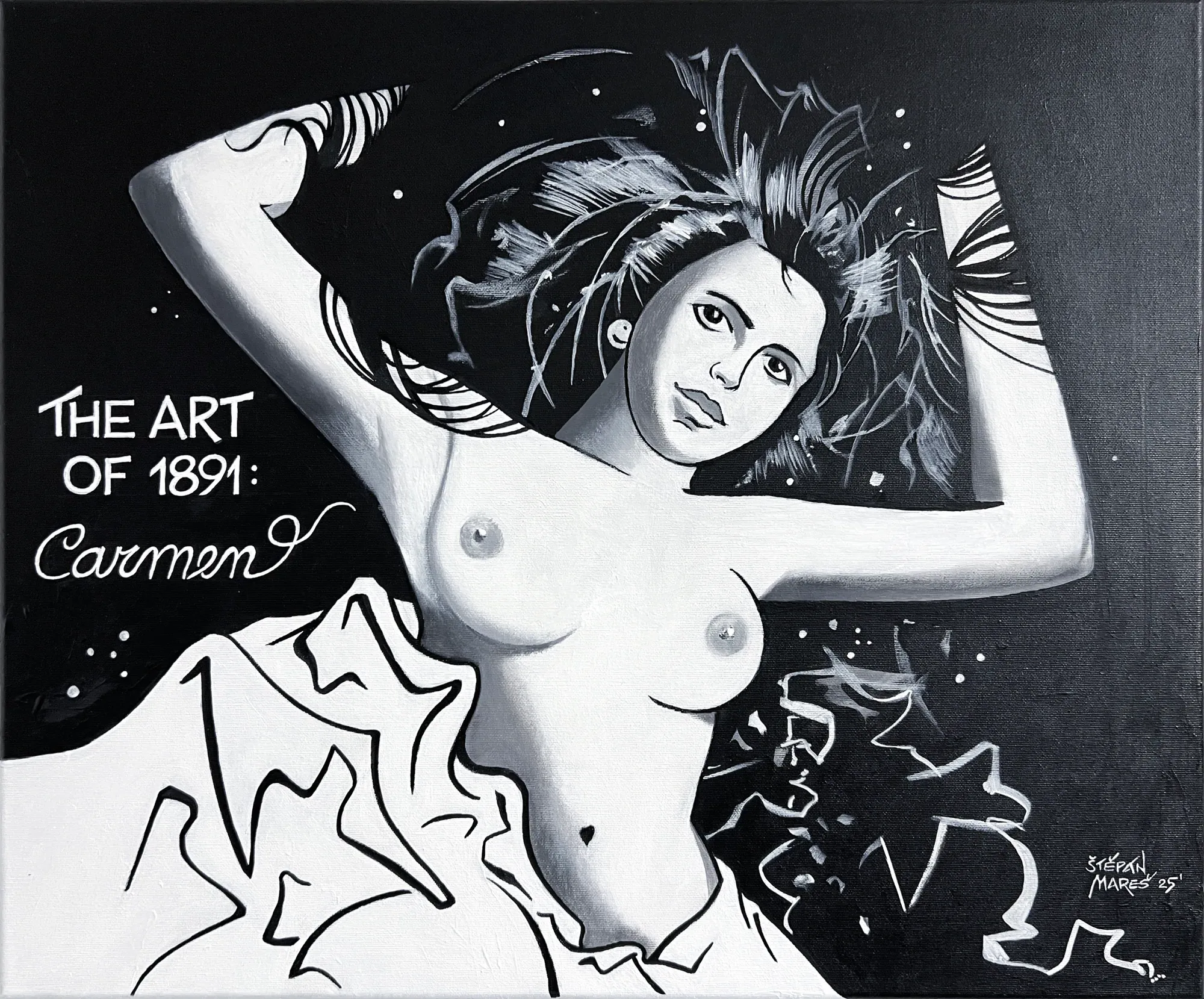 The Art of 1891: Carmen, 2025, Akryl na plátně