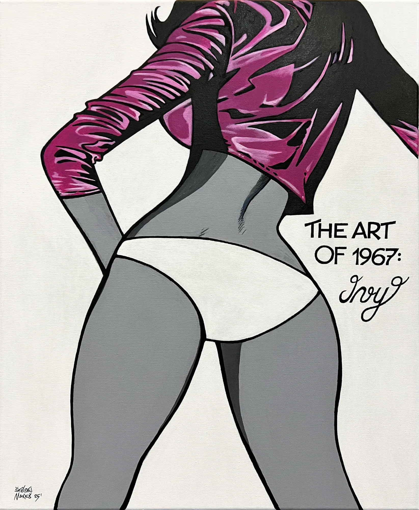 The Art of 1967: Ivy, 2025, Akryl na plátně