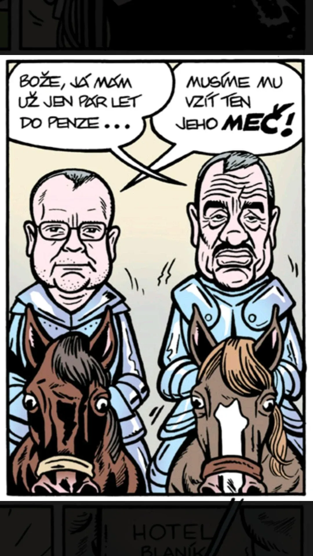 Zelený Raoul — okénka